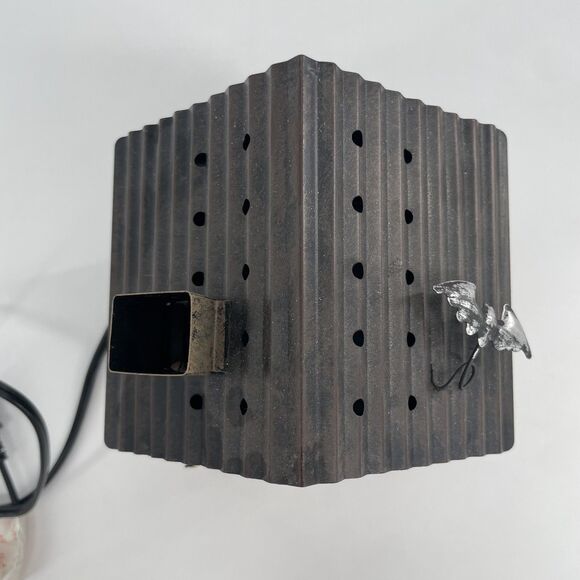 Scentsy Manic Mansion Lighted Haunted House Wax Warmer Ghost Bat BOX #55868 WORK - Picture 7 of 10